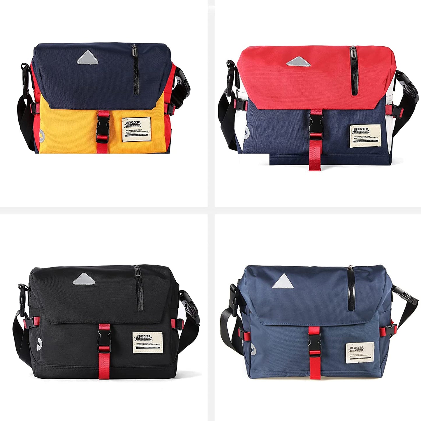 Small Messenger Bag for Men Women Crossbody Bike Satchel Message College Shoulder Backpack School Satchel Bags