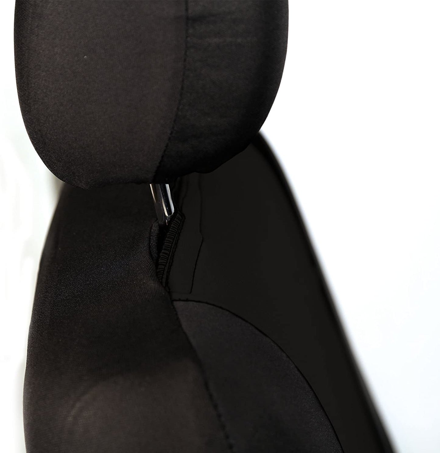 Automotive Seat Covers Black Universal Fit Full Set Neoprene Ultraflex Waterproof fits most Cars, SUVs, and Trucks (Airbag Compatible and Split Bench) FH Group FB083BLACK115