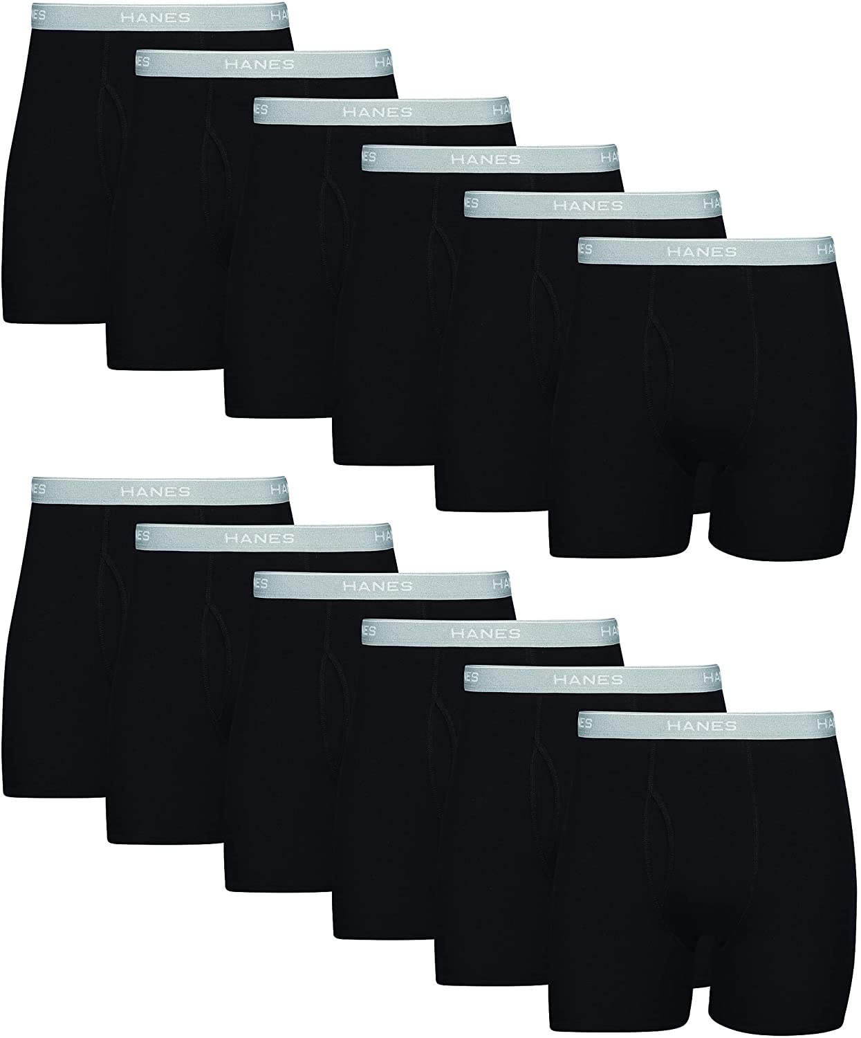 Men's Underwear Boxer Briefs, Cool Dri Moisture-Wicking Underwear, Cotton No-Ride-Up for Men, Multi-packs Available