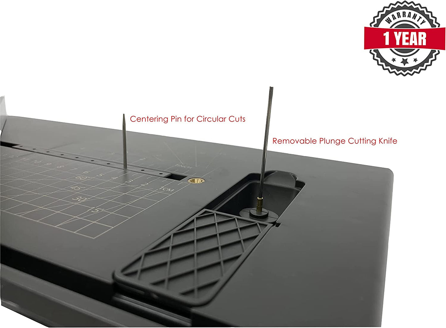 Hot Wire Foam Cutter Table- Variable Temp, Multi Angle, Bevel Shaping Hot Foam Knife With Removable Plunge Cutter. Includes 100-240v 18w Power Transformer By Calcor C3M