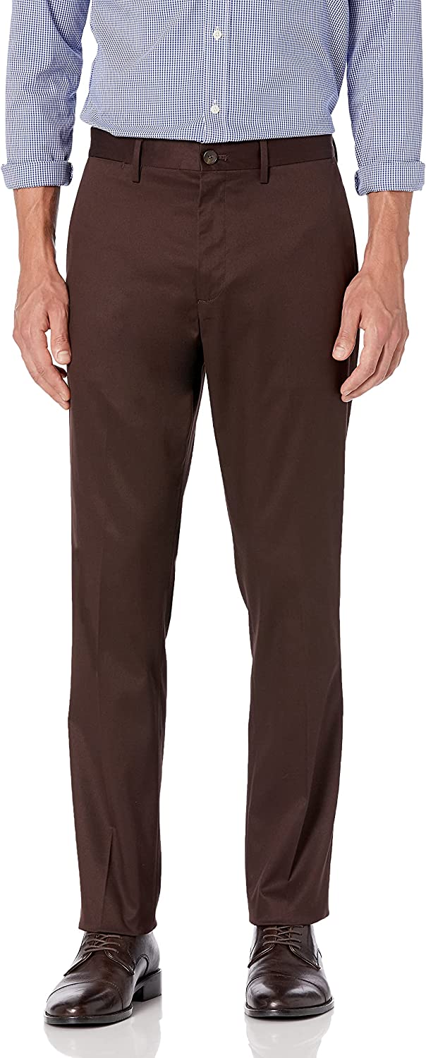 Down Men's Straight Fit Non-Iron Dress Chino Pant