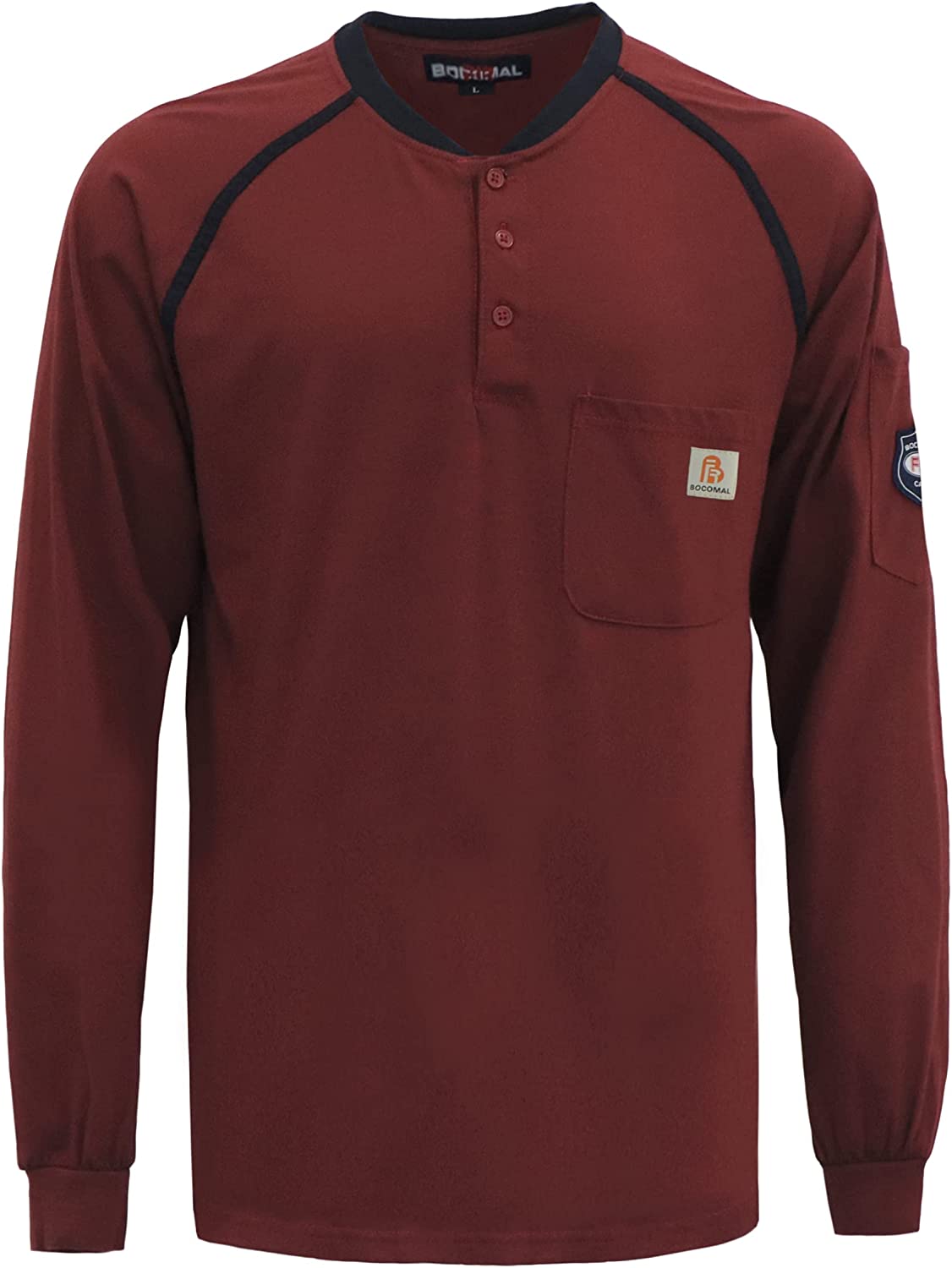 Shirts 5.5oz Light Weight for Summer Henley Shirts Flame Resistant/Fire Retardant Shirt
