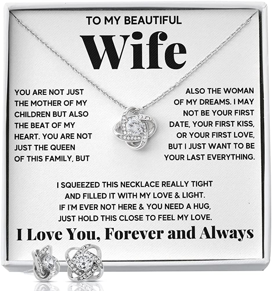 Gifts For Wife Birthday Gifts From Husband Necklace Valentines Day Find You Sooner Jewelry Box Pendant Personalized Custom Made Romantic Gift For My Best Wife Ever