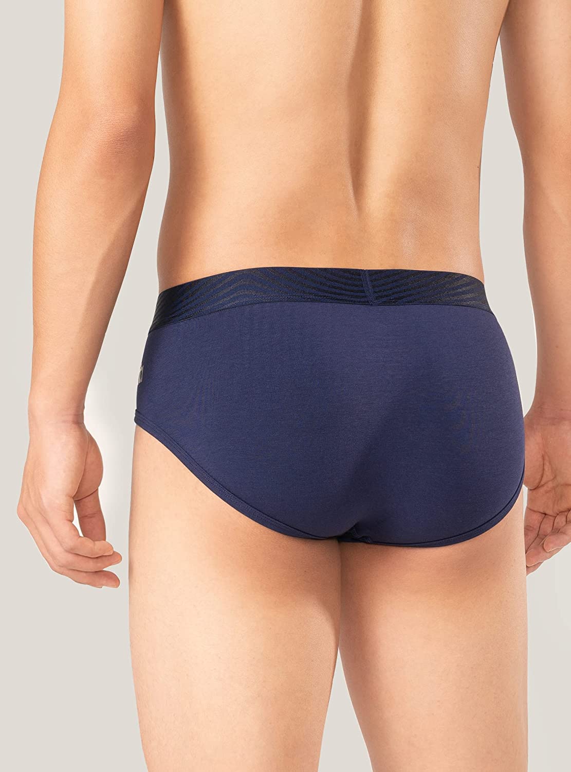 Men's 3 Pack Soft Modal Briefs Breathable Pouch Underwear