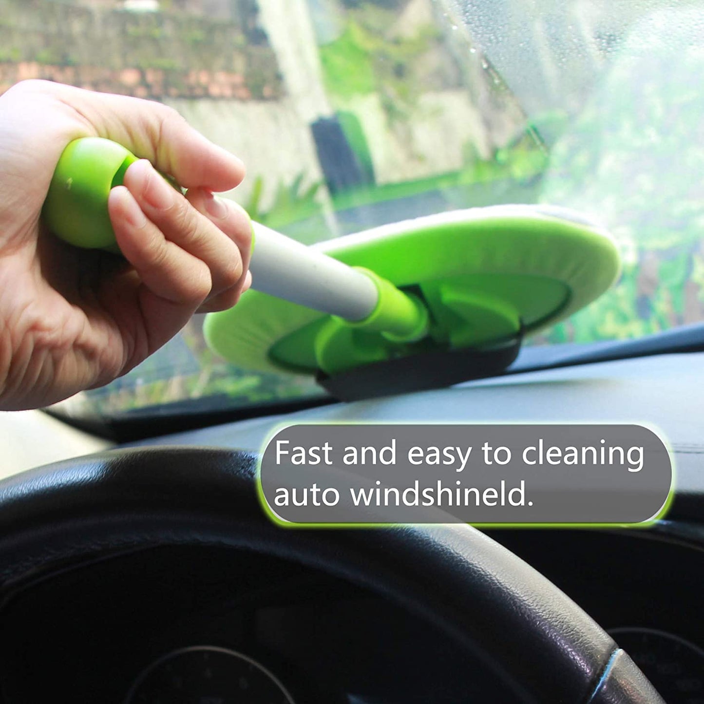 7pcs Car Wash Brush Kits with 42.5" Aluminum Alloy Long Handle,Car Wash Kit Auto Care–Exterior and Interior Cleaning–Tire Wheel Brush–Window Squeegee–Window Cleaner Tool-Tool Bag