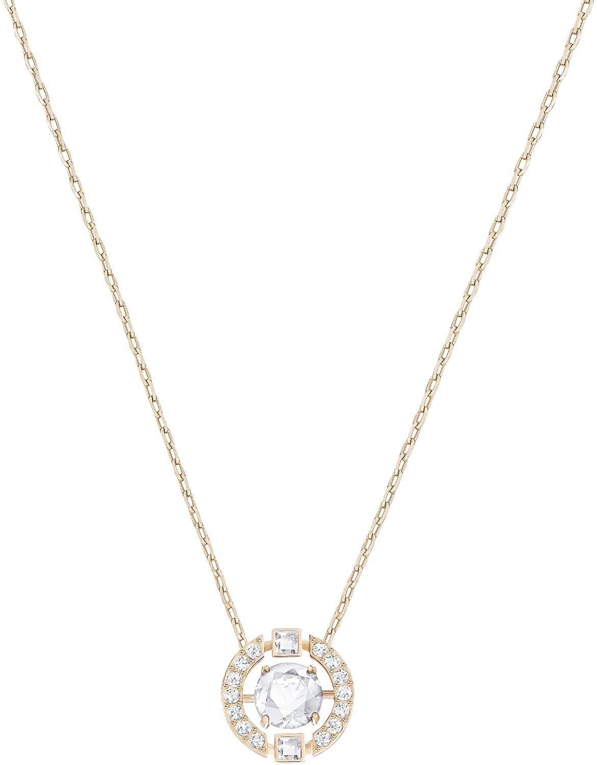 Women's Sparking Dance Crystal Jewelry Collection, Rose Gold Tone Finish