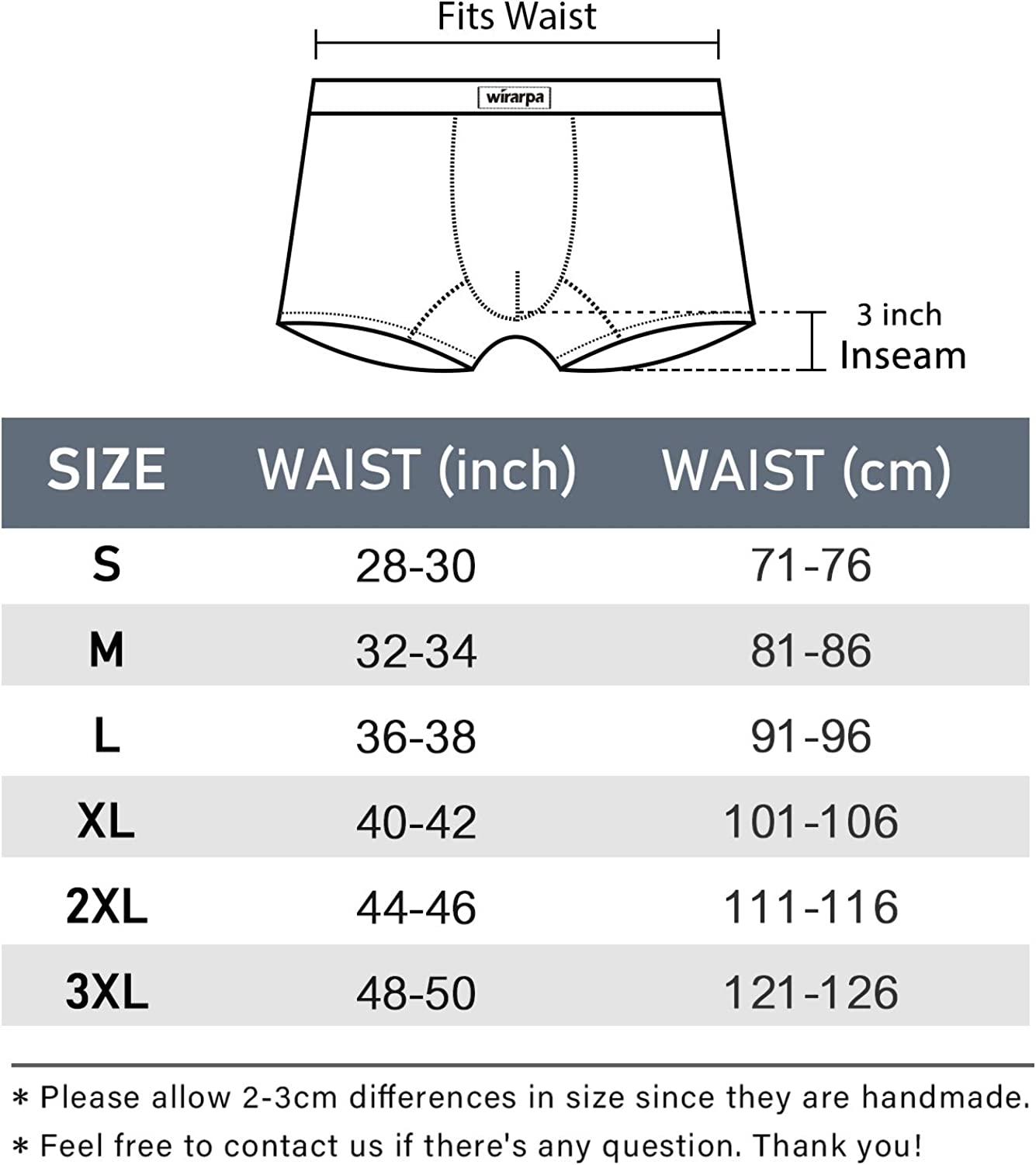 Men's Breathable Modal Microfiber Trunks Underwear Covered Band Multipack