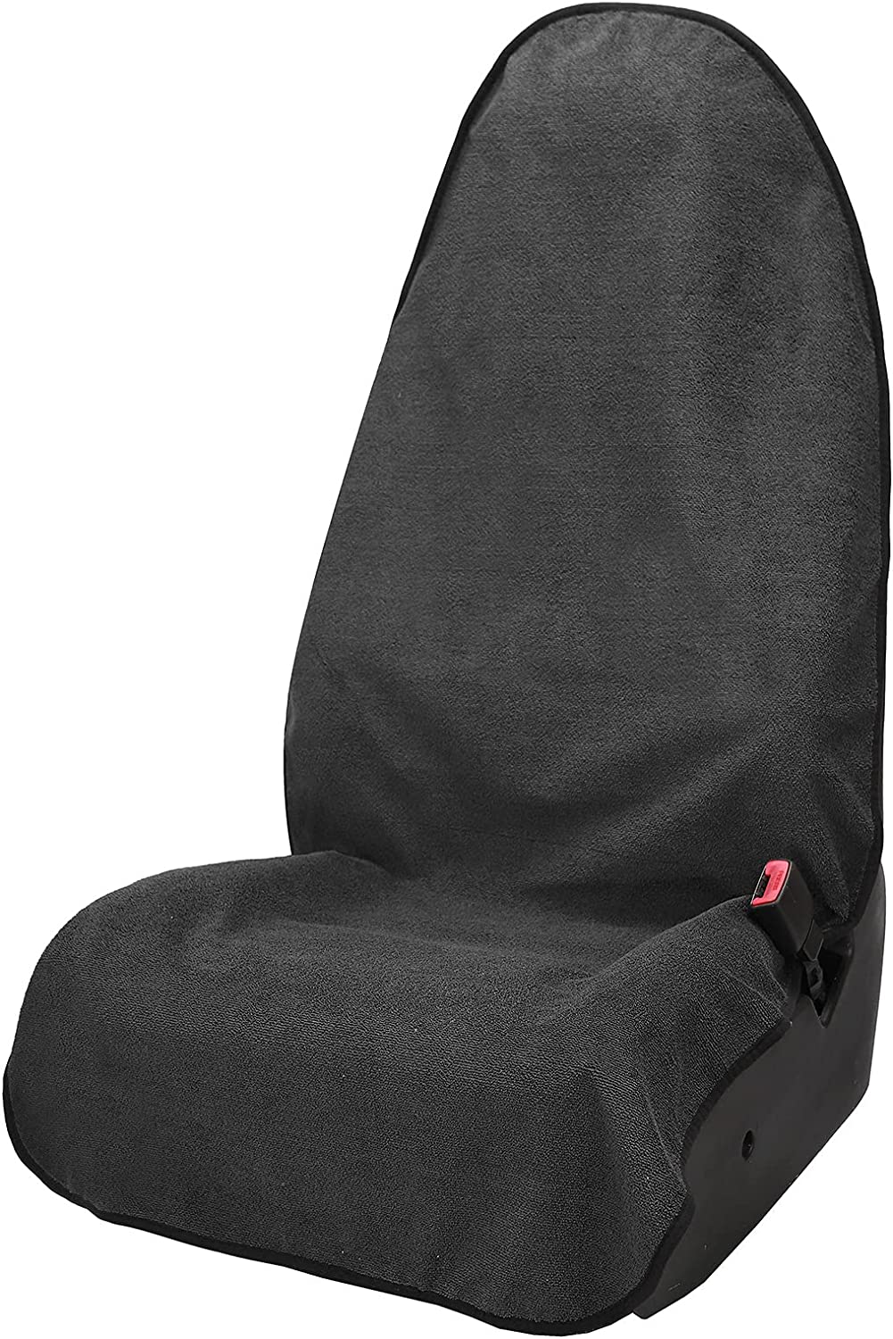 Leader Accessories Black Waterproof Sweat Towel Seat Cover Universal Non-Slip for Car Truck SUV Seat for Dog & Kid Workout Outdoor OR Sport Activities