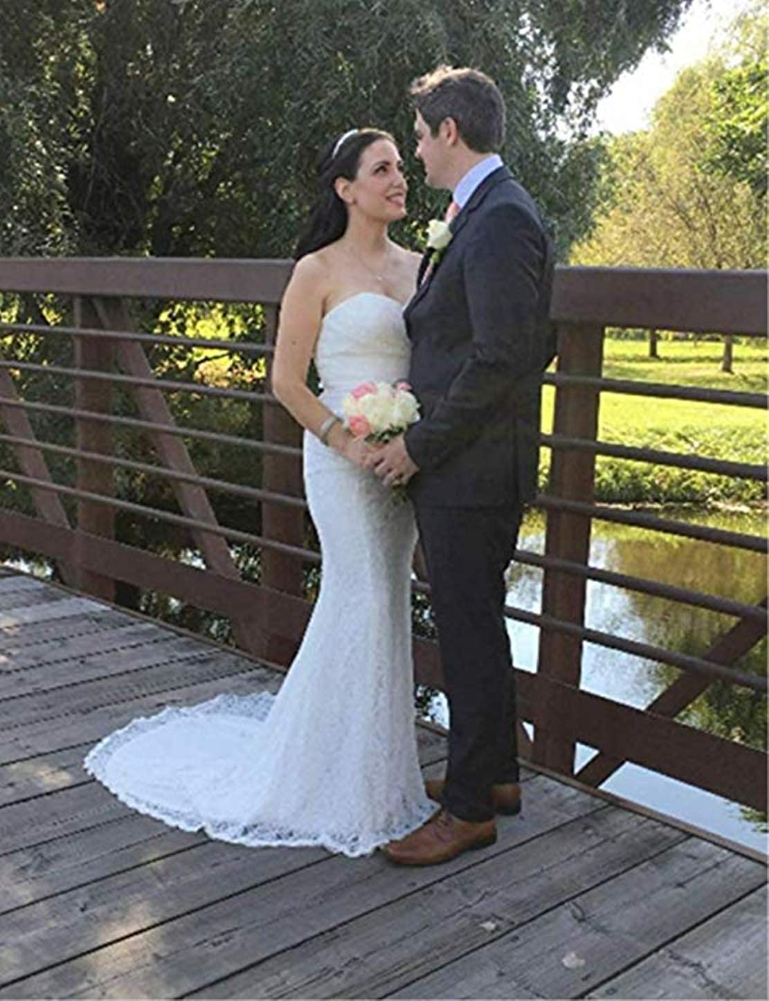 Women's Lace Mermaid Bridal Wedding Dresses
