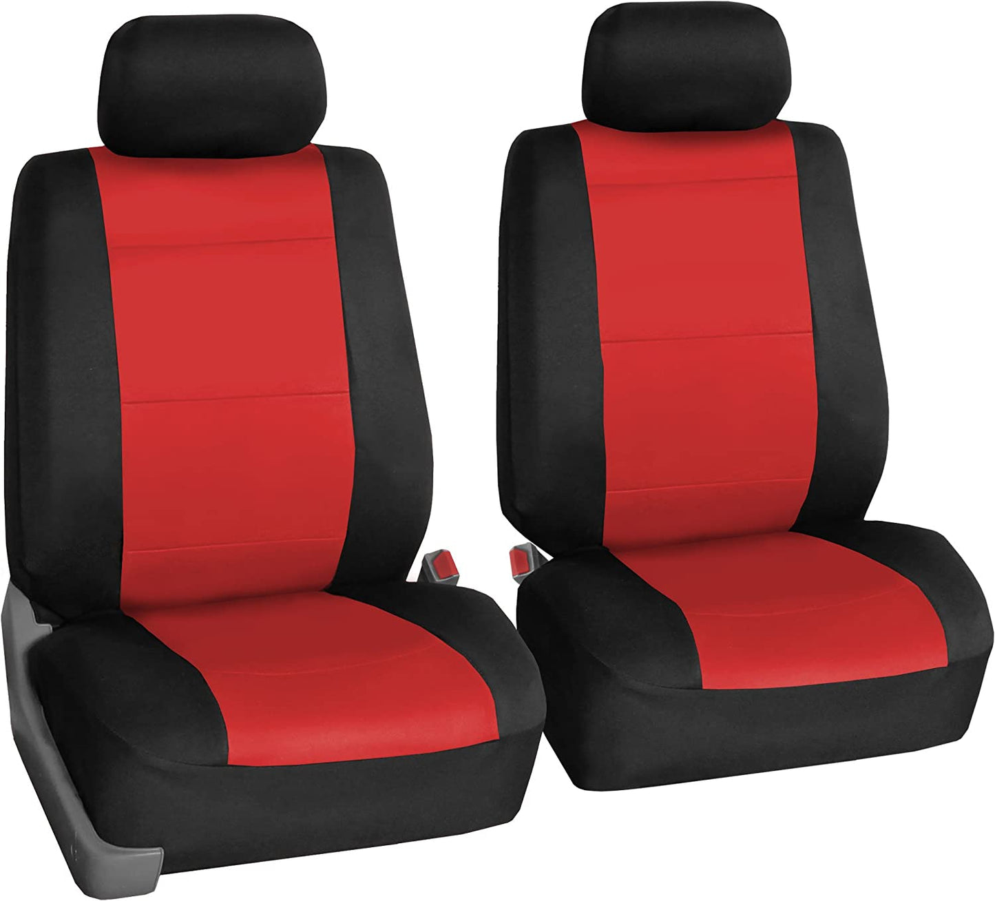 Automotive Seat Covers Black Universal Fit Full Set Neoprene Ultraflex Waterproof fits most Cars, SUVs, and Trucks (Airbag Compatible and Split Bench) FH Group FB083BLACK115