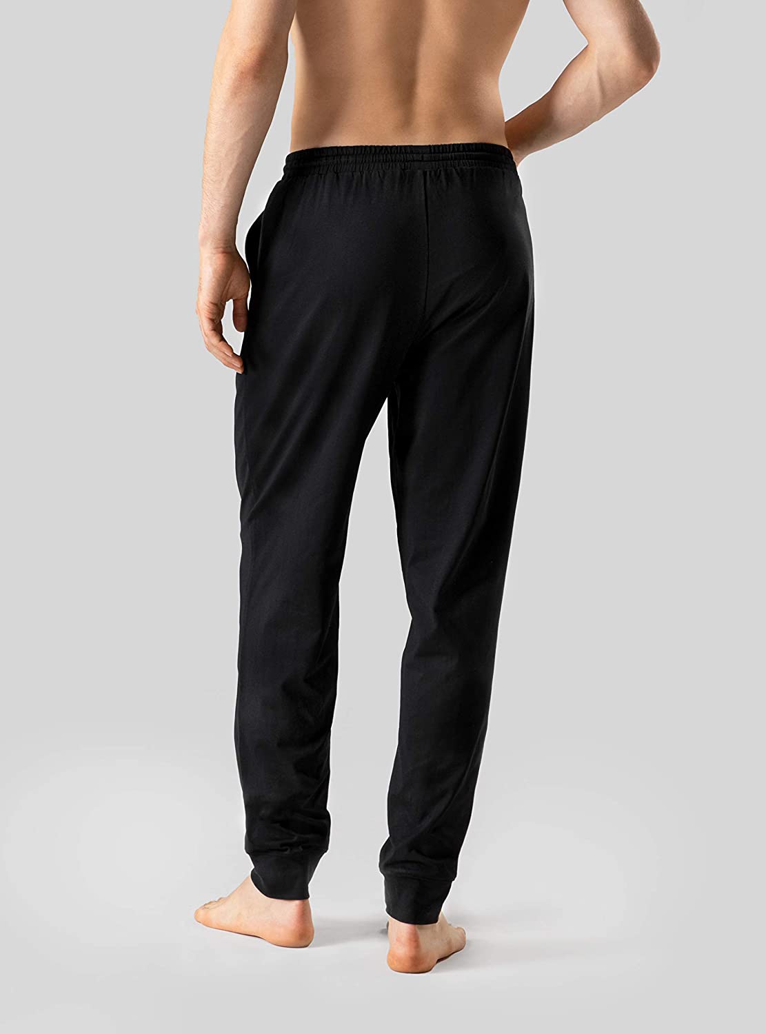 Men's Soft Cotton Pajama Pants Lounge Wear Long PJs Bottoms 1 or 2 Pack
