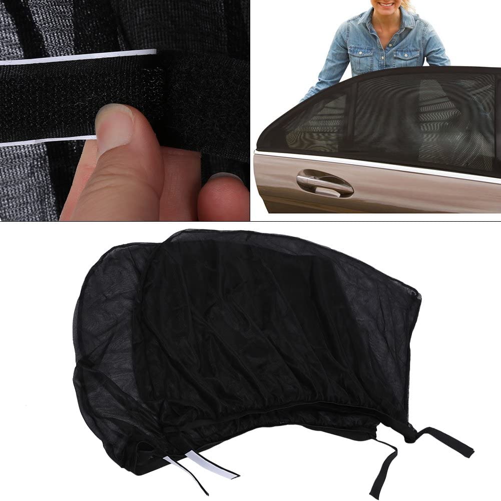 Car Window Curtain Sun Shade Side Mesh Foldable Sunshade Protection New Universal Car Breathable Flexible Heat Cover