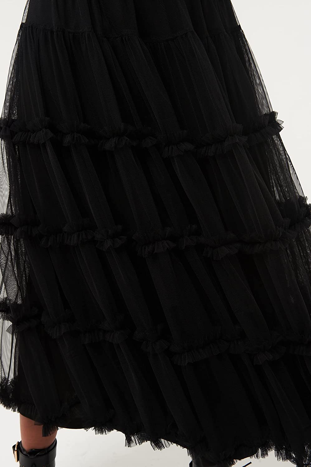 Women's Crown Tulle Midi Skirt