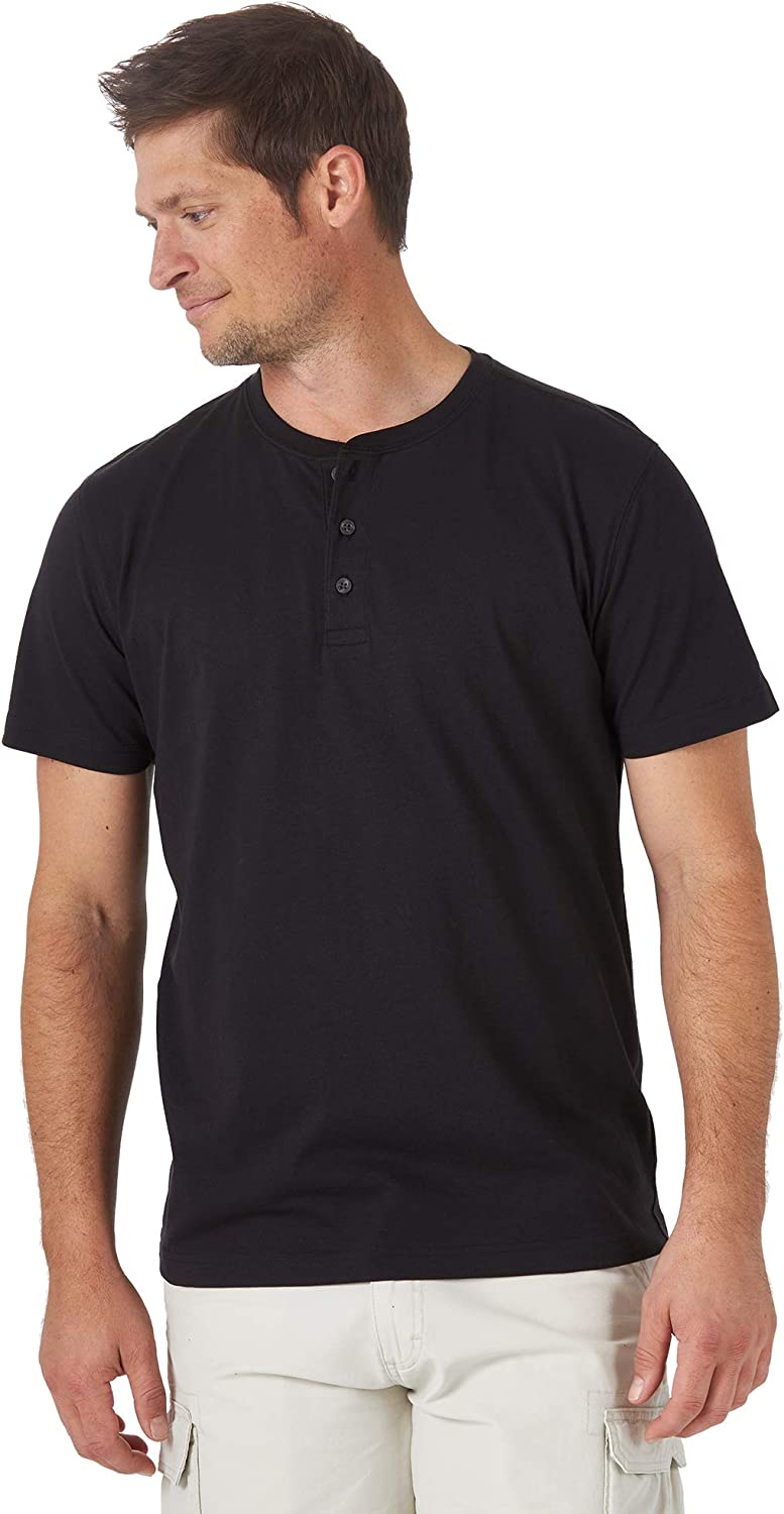 Men's Short Sleeve Henley Tee