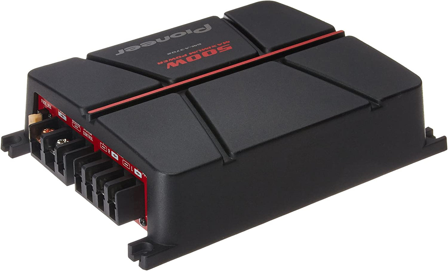 GM-A3702 2-Channel Bridgeable Amplifier ,Black/red