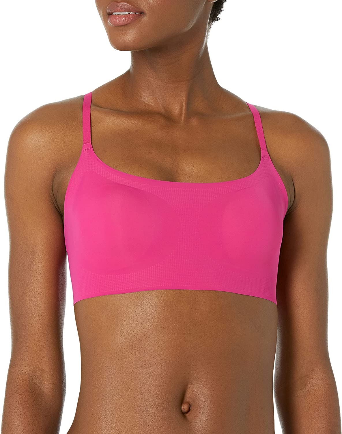 Pure Comfort Bralette with Smoothing Fit, Wireless Bra, No-Roll Lightweight T-Shirt Bra for Everyday Wear