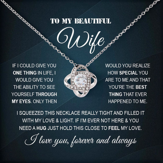 To My Wife Necklace, Necklace For Wife From Husband, To My Soulmate Necklace For Women, Soulmate Jewelry For Wife, Birthday Beautiful Soulmate Gifts For Her, Girlfriend Necklace, Future Wife Necklace