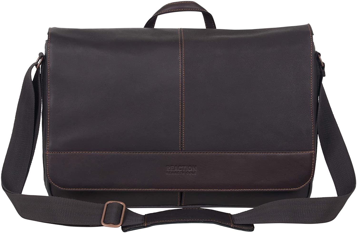 Kenneth Cole Reaction Come Bag Soon Colombian Leather Laptop