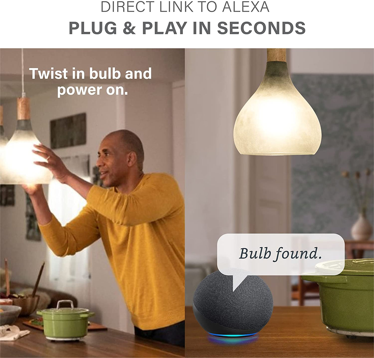 Sengled Smart Light Bulbs, Color Changing Alexa Light Bulb Bluetooth Mesh, Smart Bulbs That Work with Alexa Only, Dimmable LED Bulb A19 E26 Multicolor, High CRI, High Brightness, 8.7W 800LM, 1Pack