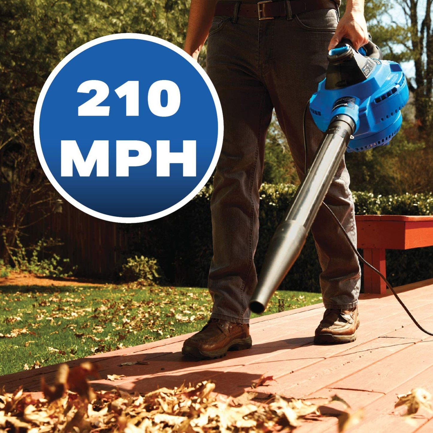 12-Gallon* 5 Peak HP** Wet/Dry Shop Vacuum with Detachable Blower, Blue
