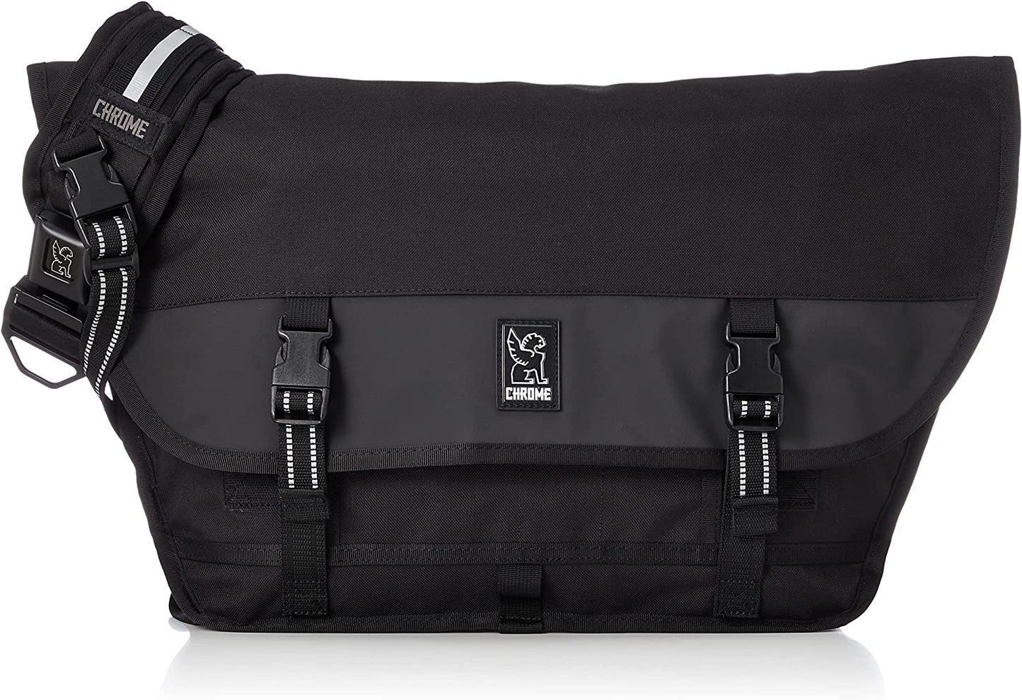 Chrome Industries Citizen Messenger Bag - 17 Inch Laptop Satchel with Signature Belt Buckle Closure, 24 Liter