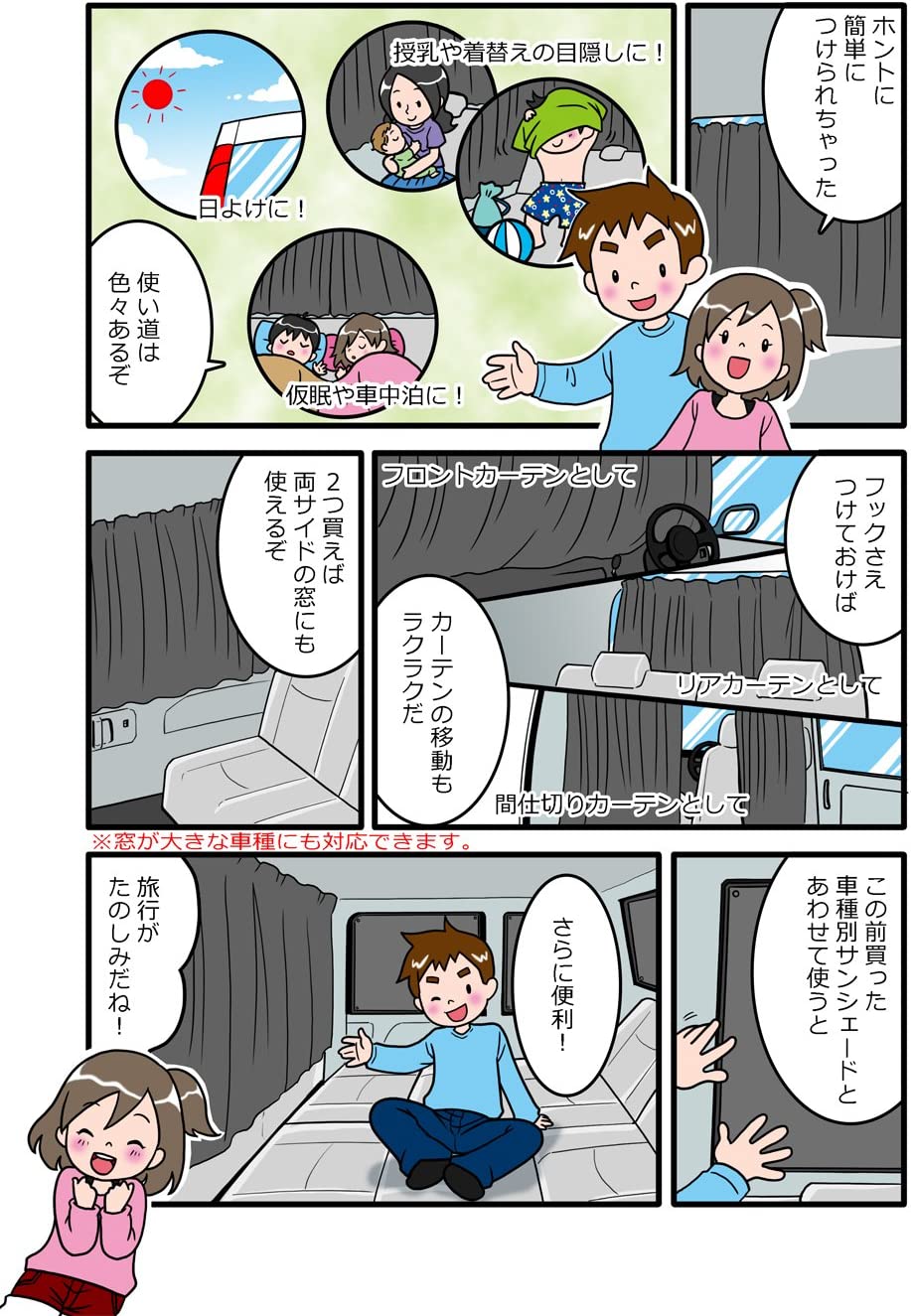 vehicles detachable simple curtain