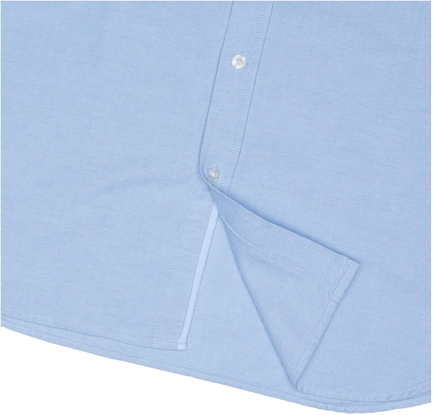 Mens Short Sleeve Oxford Button Down Collar Regular Fit Woven Button Down Shirt