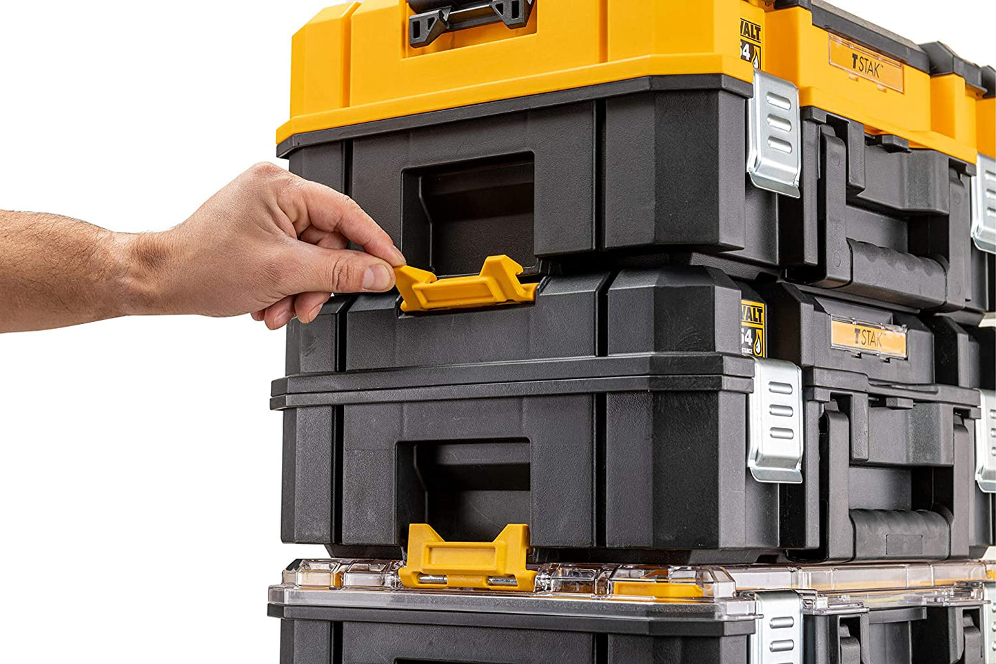 Dewalt DWST83344-1 Tool Box I (27L Volume, Compact Foam Insert, Can Be Combined With Other TSTAK Boxes, Safe Storage Of Power Tools And Hand Tools, IP54)