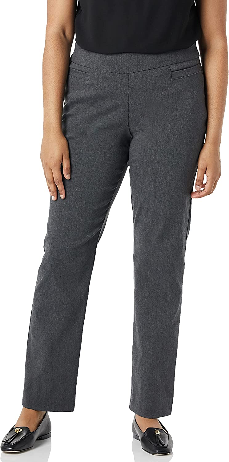 New York Women's Super Stretch Millennium Welt Pocket Pull on Career Pant