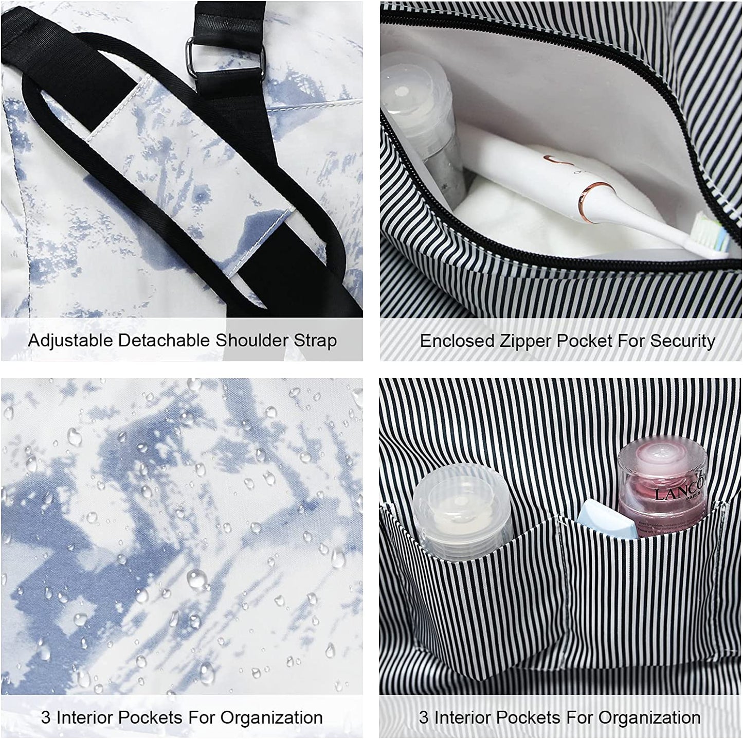 Large Duffel/Shoulder with Shoe Pocket Weekender Bag,Travel Duffel Bag,Sports Tote Gym Bag