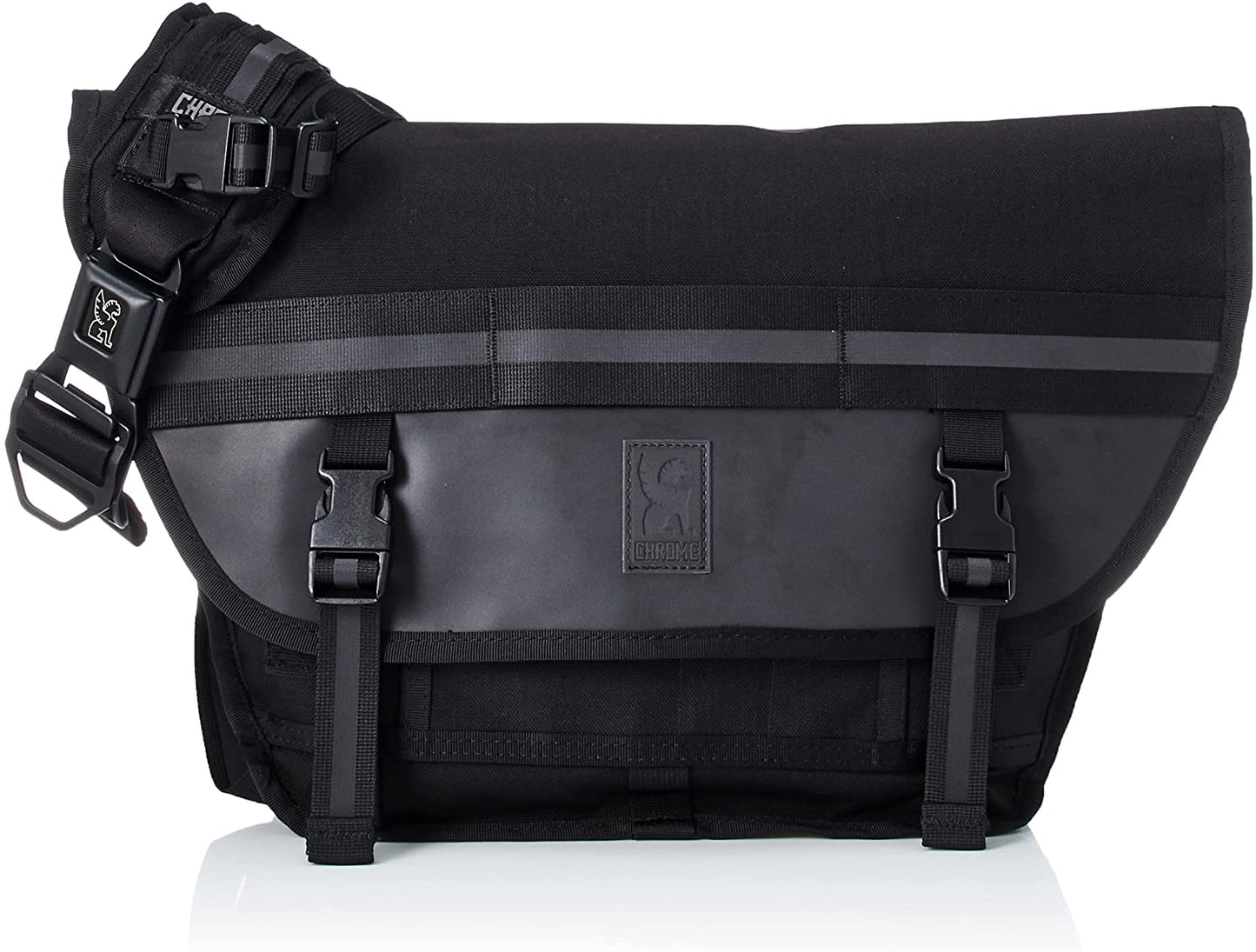 Chrome Industries Mini Metro Messenger Bag - 13 Inch Laptop Satchel with Signature Belt Buckle Closure, 20.5 Liter
