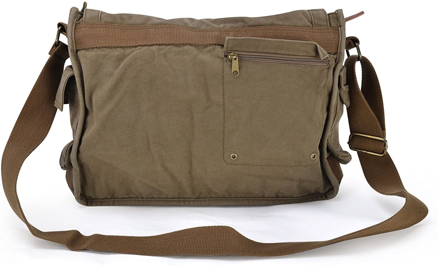 Gootium Canvas Messenger Bag - Vintage Cross Body Shoulder Satchel