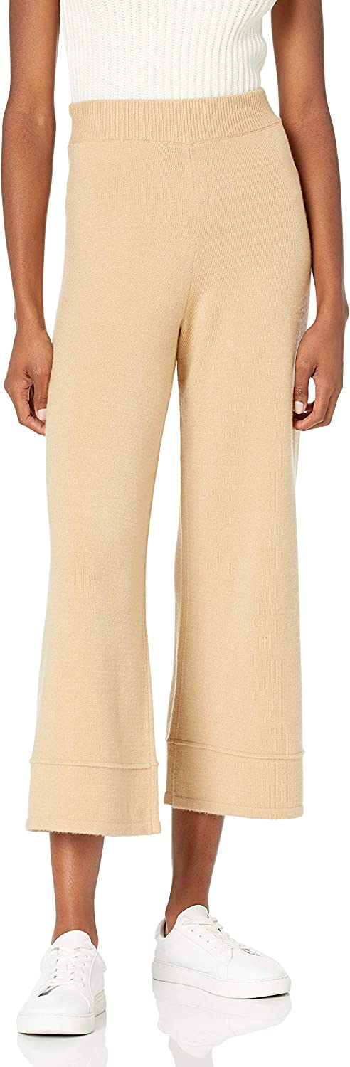 Women's Bernadette Pull-On Loose-Fit Cropped Sweater Pant