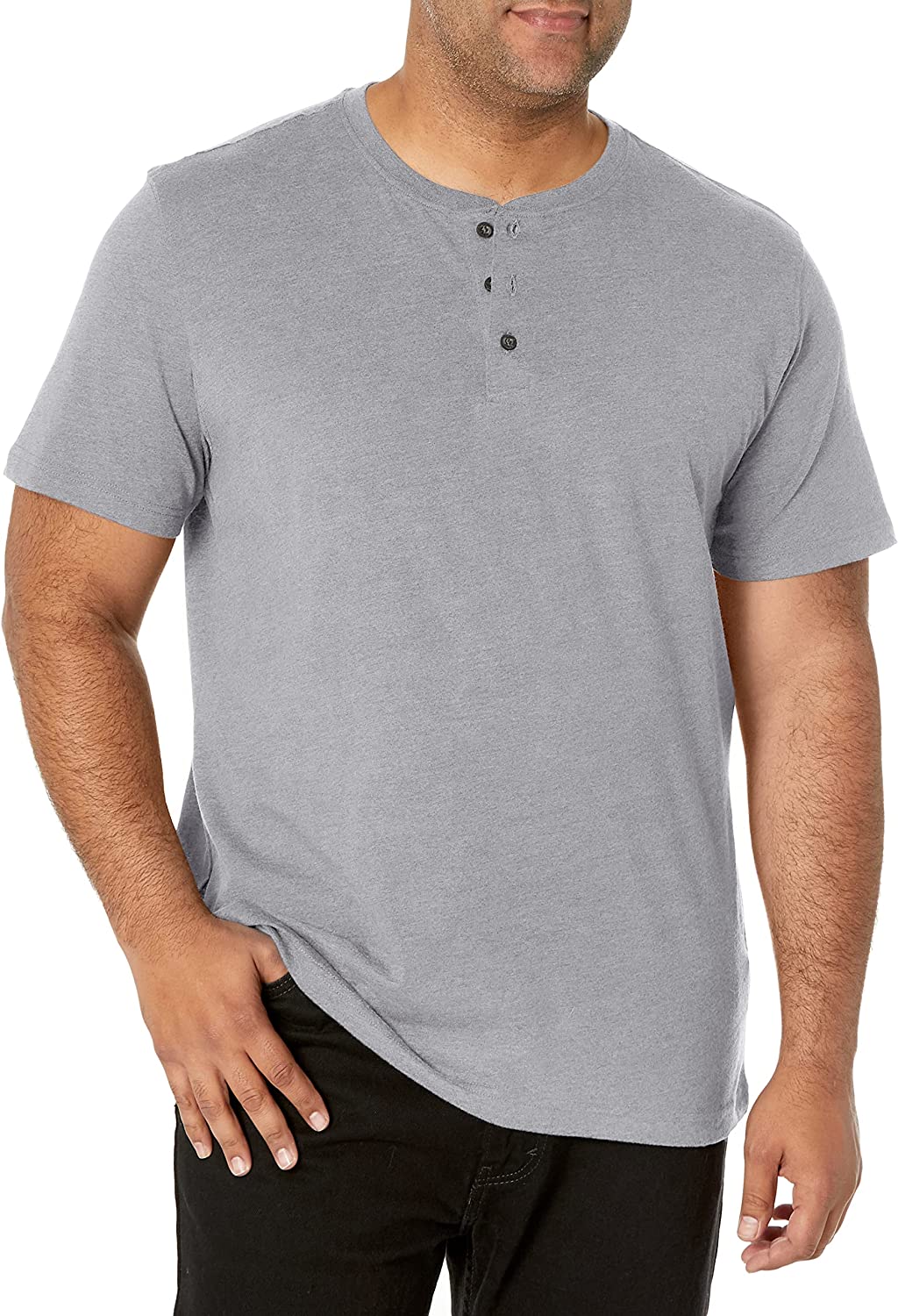 Men's Short Sleeve Henley Tee
