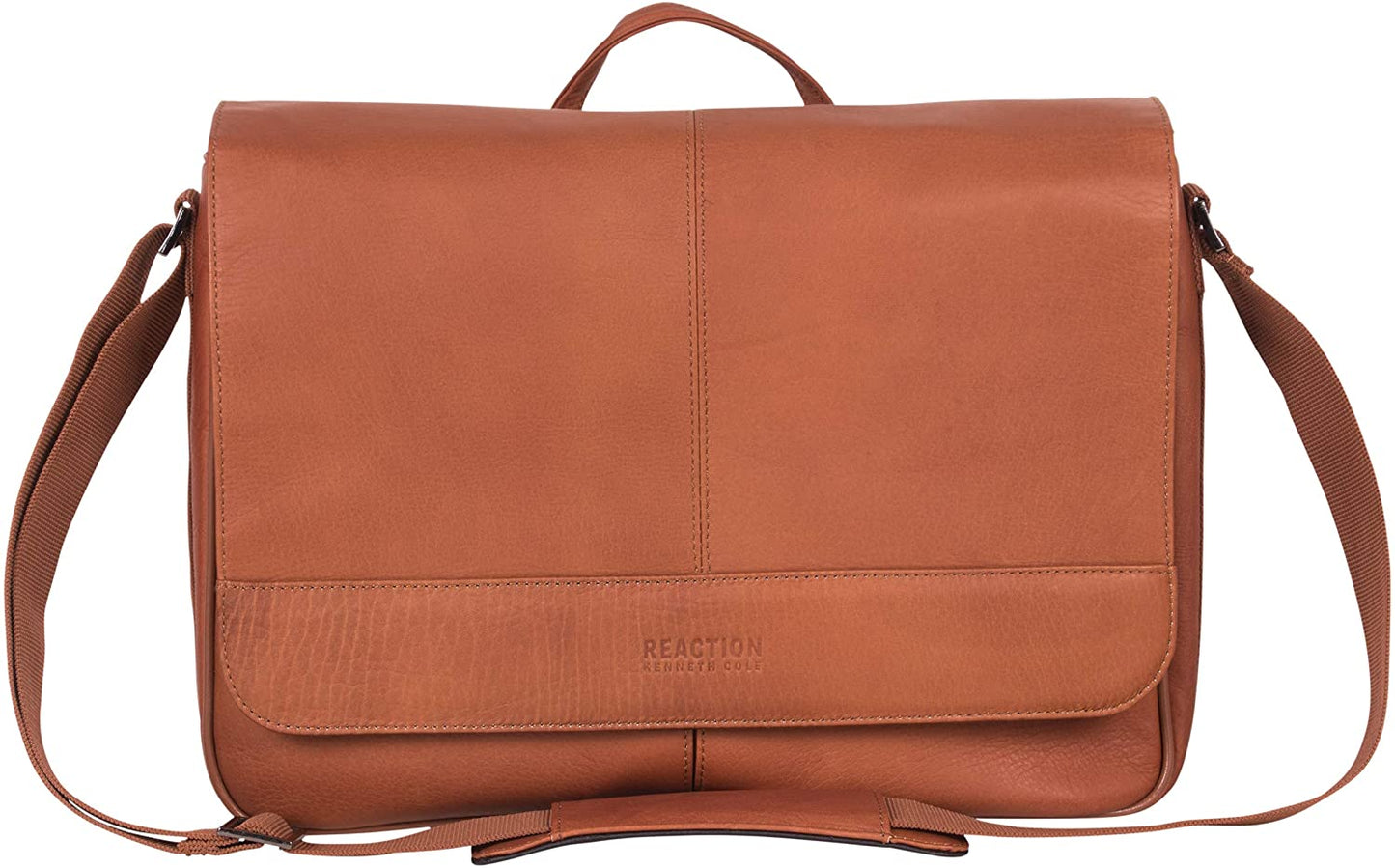 Cole Reaction Risky Business Messenger Full-Grain Colombian Leather Crossbody Laptop Case & Tablet Day Bag