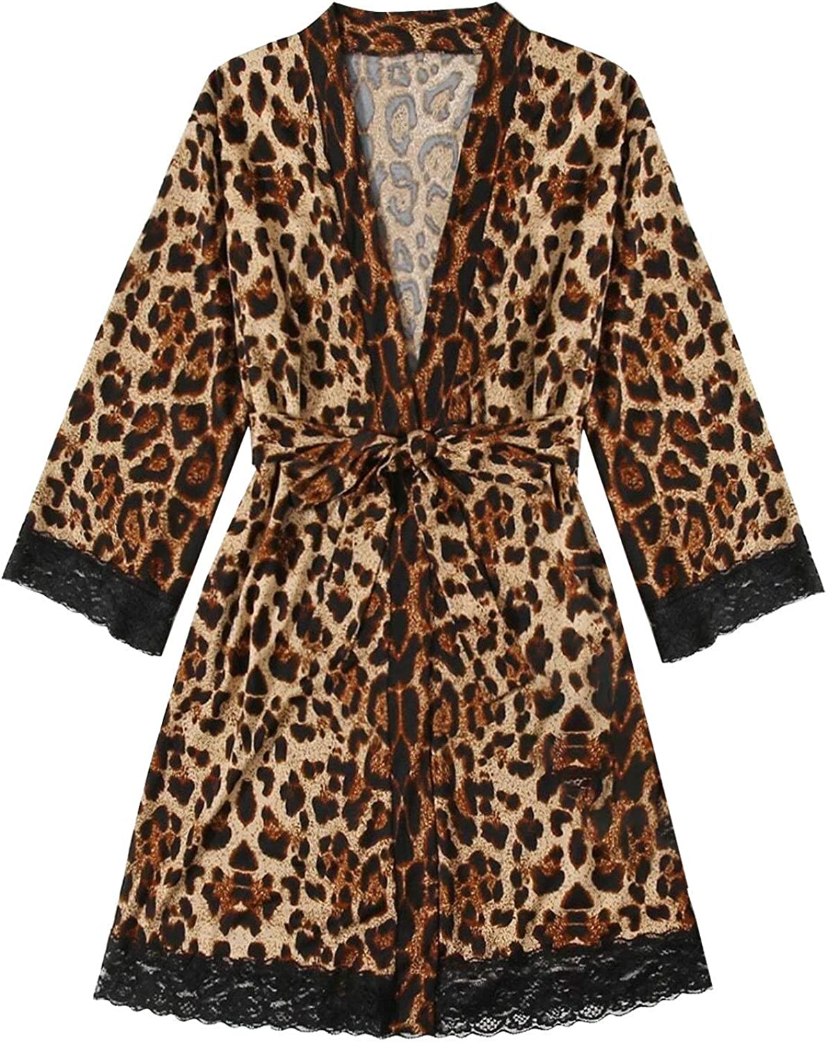 Womens Satin Kimono Robes Silk Short Bridesmaid Robe Lingerie Dressing Gown Bathrobe Nightgown Sleepwear