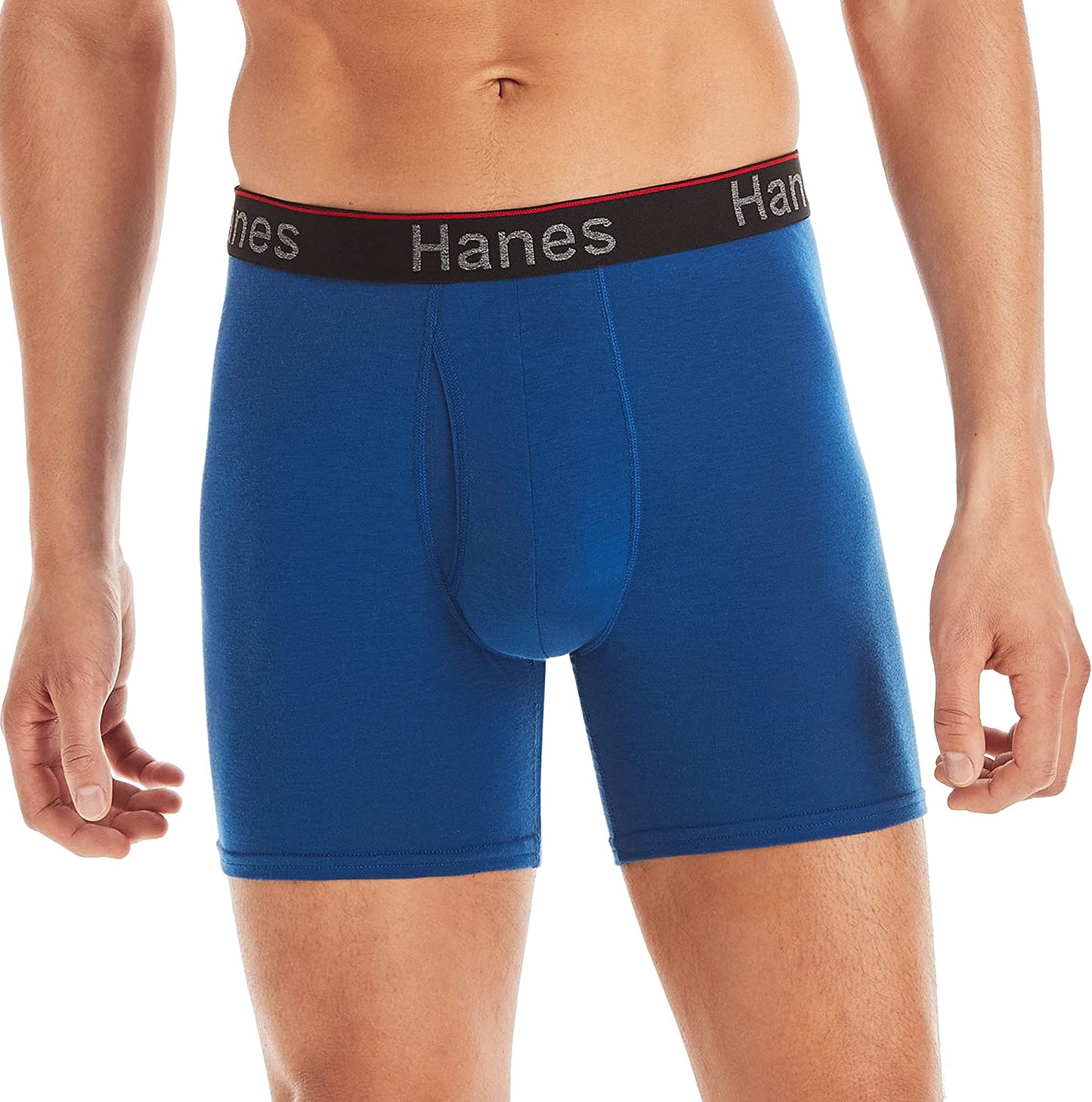 Support Pouch Men's Boxer Briefs Pack, Anti-Chafing, Moisture-Wicking Underwear, Odor Control (Reg or Long Leg)