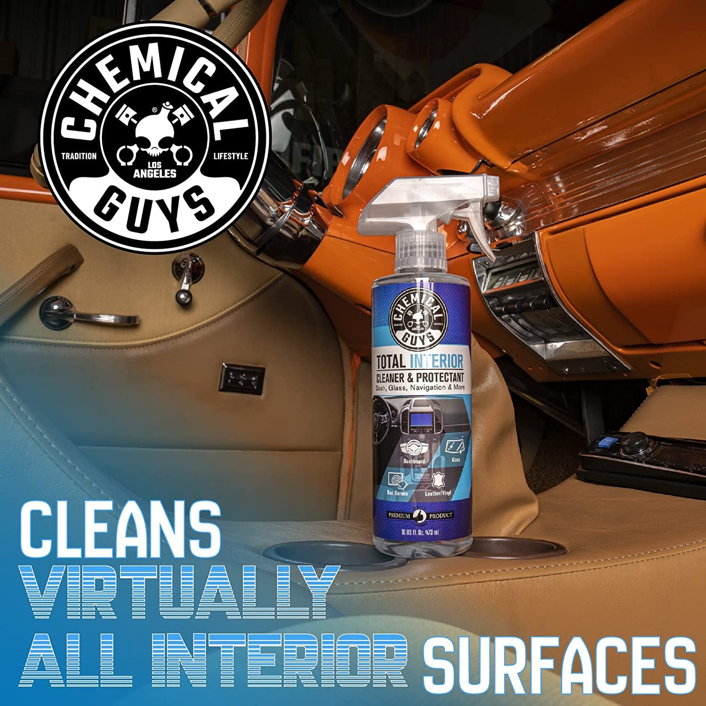 SL18116P Wet/Dry Vacuum, 6 Gallon, 4 Horsepower Black & Chemical Guys SPI22016 Total Interior Cleaner & Protectant, 16. Fluid Ounces
