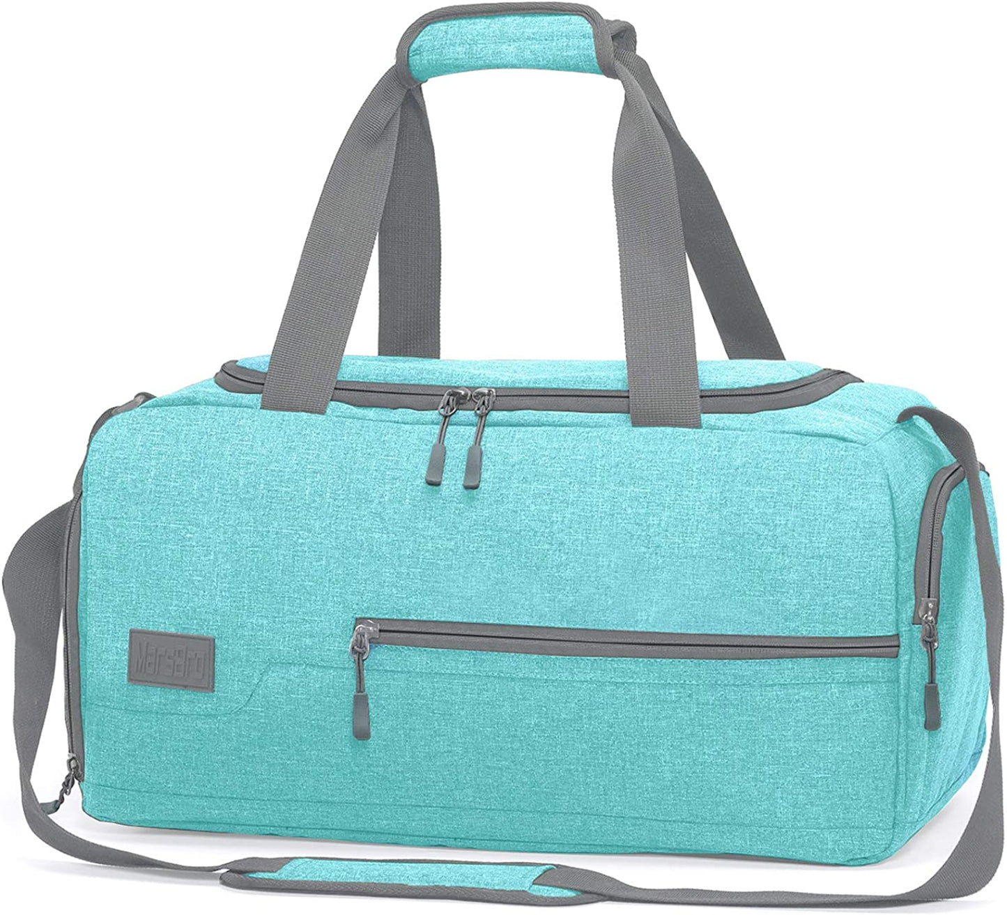 MarsBro Water Resistant Sports Gym Travel Weekender Duffel Bag with Shoe Compartment