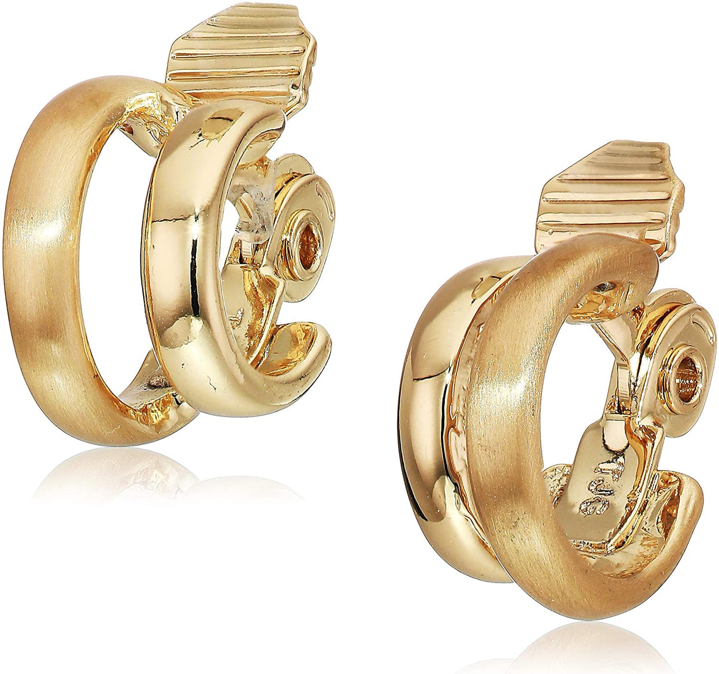 Anne Klein Clip Hoop Earrings