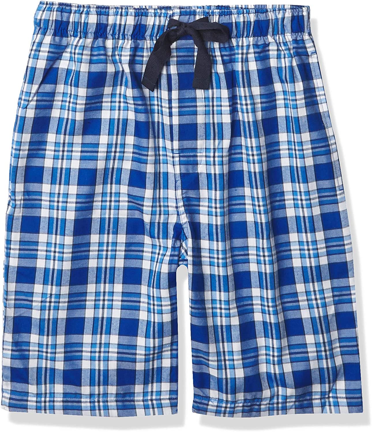 Men's Plaid Poly Rayon Drawstring Sleep Lounge Short