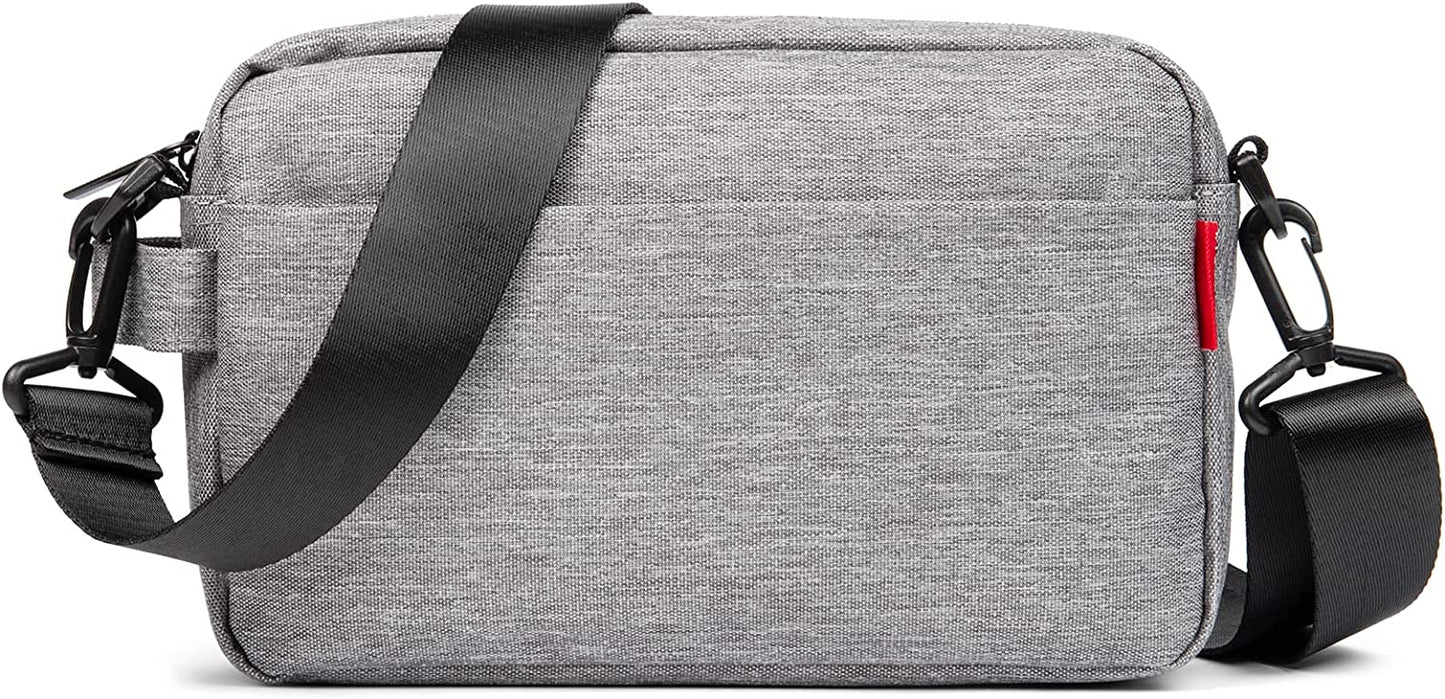 Messenger Bag Mini Messenger Bag, Small Messenger Bag for Men Women, Black Small Messenger Bag Crossbody Messenger Bag