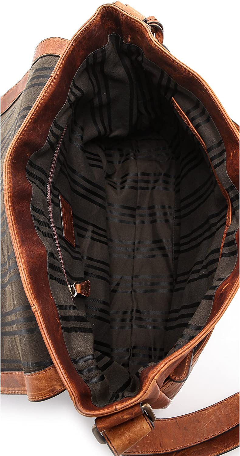Men's Logan Messenger Bag, Cognac, One Size