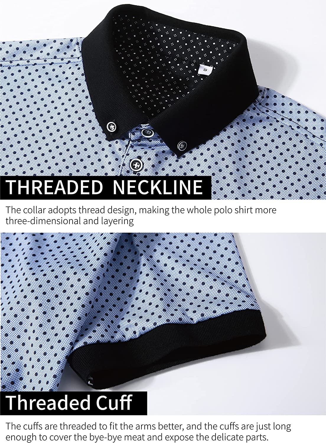 Mens Polo Shirts Short Sleeve Regular Fit Casual Fashion Classic Polo Shirts for Men