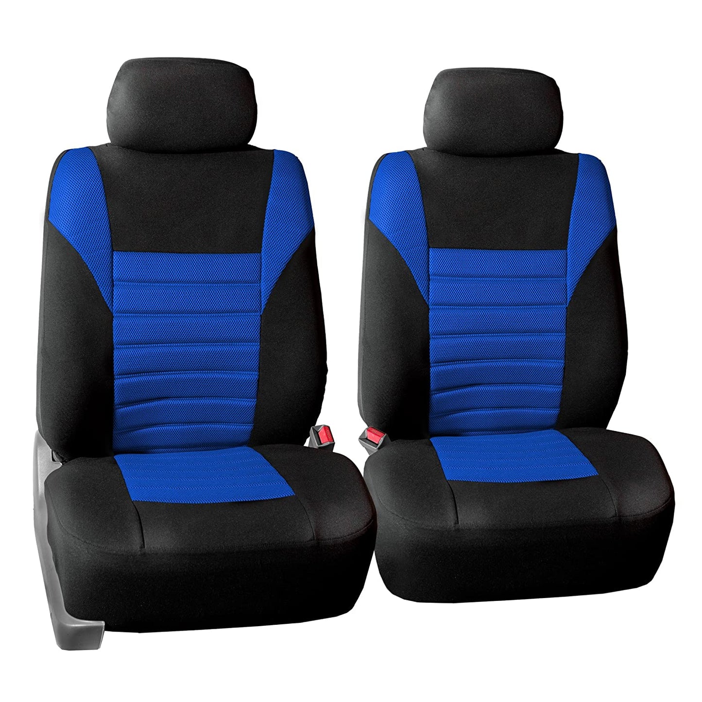 Automotive Seat Covers Beige Universal Fit Full Set Premium 3D Air Mesh Design fits Most Cars, SUVs, and Trucks (Airbag and Rear Split Bench Compatible) FH Group FB068BEIGE115