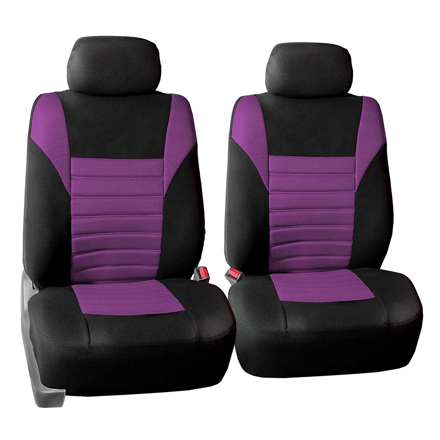 Automotive Seat Covers Beige Universal Fit Full Set Premium 3D Air Mesh Design fits Most Cars, SUVs, and Trucks (Airbag and Rear Split Bench Compatible) FH Group FB068BEIGE115