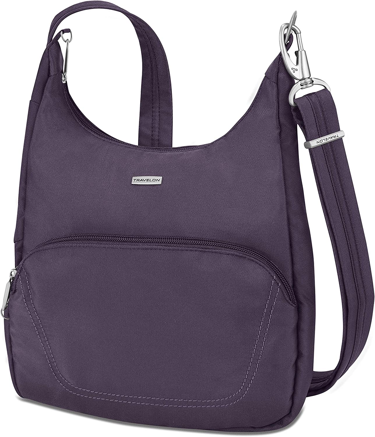 Travelon Anti-theft Classic Essential Messenger Bag, Nutmeg