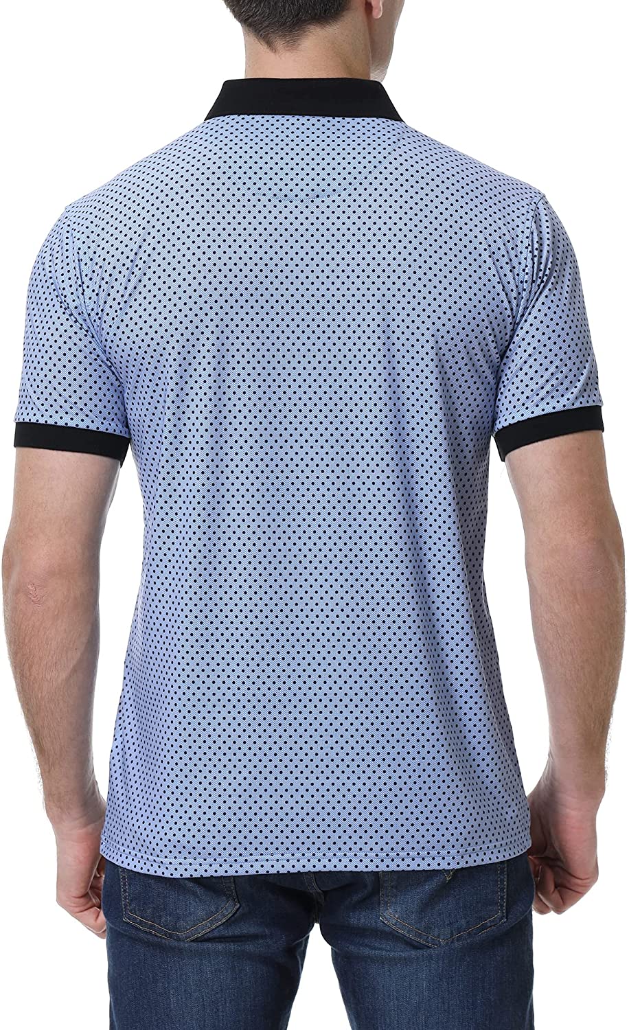 Mens Polo Shirts Short Sleeve Regular Fit Casual Fashion Classic Polo Shirts for Men