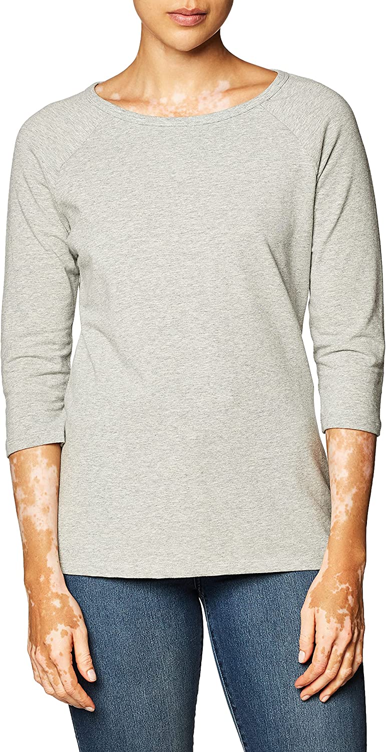 Women's Stretch Cotton Raglan Sleeve Tee