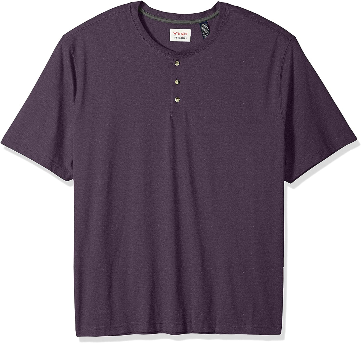 Men's Short Sleeve Henley Tee